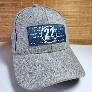 Wool Baseball Hat Nissi Caps This Hour Has 22 Minutes 6 Panel Leather Strap Rare